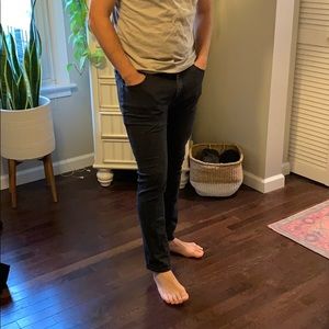 Men’s black express skinny jeans